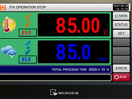 1 touch screen LCD della piccola camera di umidità relativa min/del ℃ 50L